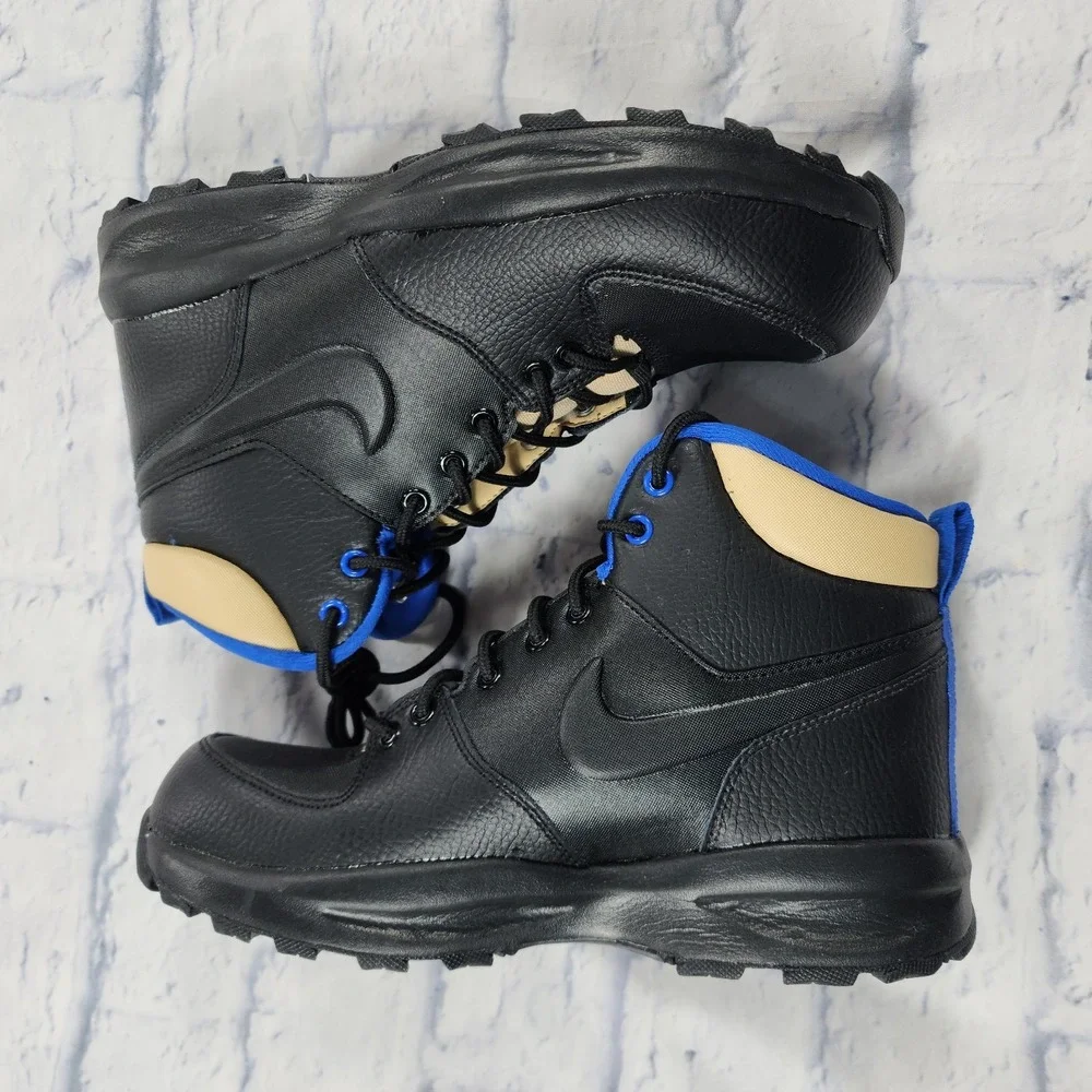 Nike Boots YOUTH SIZE 6.5Y WOMENS 8 Manoa LTR Black Sesame Game Royal BQ5372 003